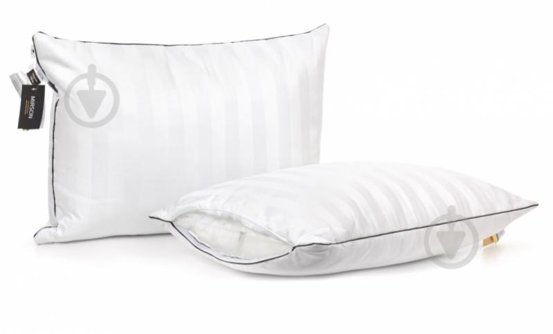 Подушка №498 Royal Hand Made Eco-Soft мягкая MirSon 45x45 см белый - фото 3