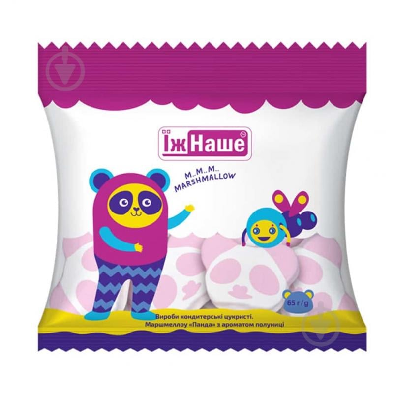 Маршмеллоу Їж Наше Панда 65 г - фото 1 Маршмеллоу Їж Наше Панда 65 г - фото 1