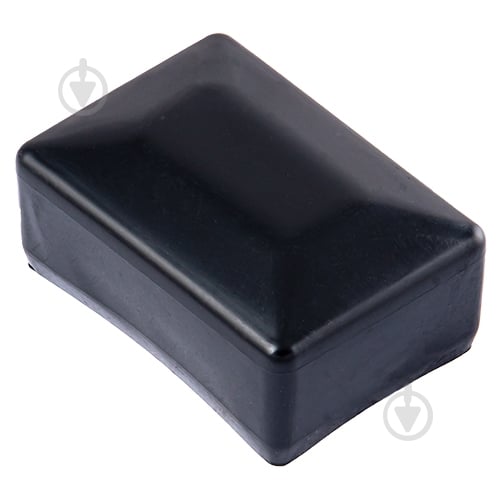 Заглушка на трубу прямоугольная snapt 45037 черная 1 шт. 40х60 мм внешняя - фото 1