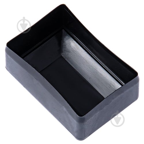 Заглушка на трубу прямоугольная snapt 45037 черная 1 шт. 40х60 мм внешняя - фото 2