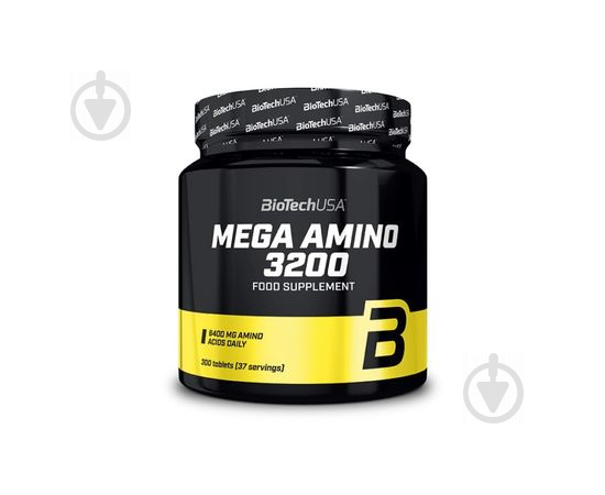 Амінокислоти BioTechUSA Mega Amino 3200 без смаку 300 капс. - фото 1