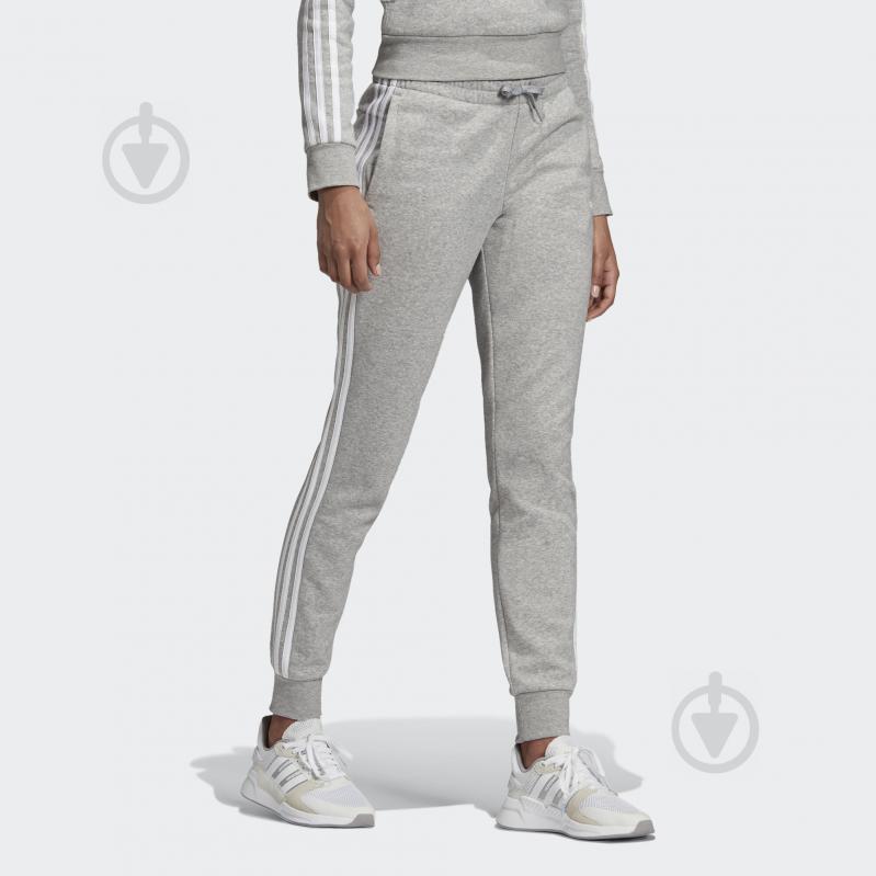 Брюки Adidas W E 3S PANT FL EI0710 р. M серый - фото 4