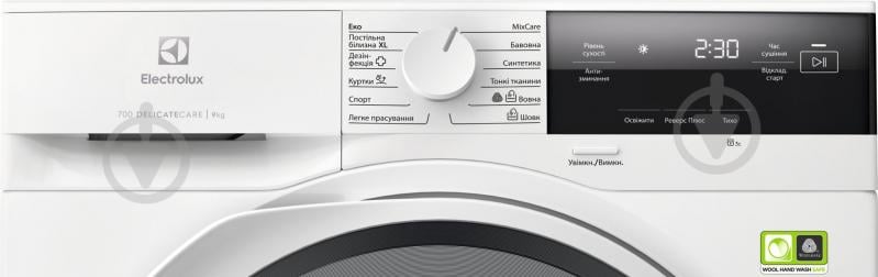 Пральна машина Electrolux EW6F3414UU + сушильна машина EW7D394UU - фото 8