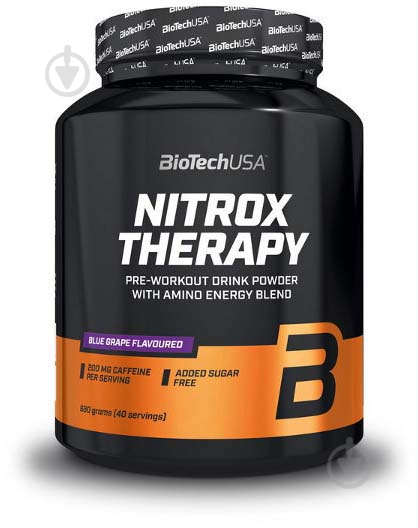 Комплекс передтренувальний BioTechUSA Nitrox Therapy Тропічні фрукти 680 г - фото 1