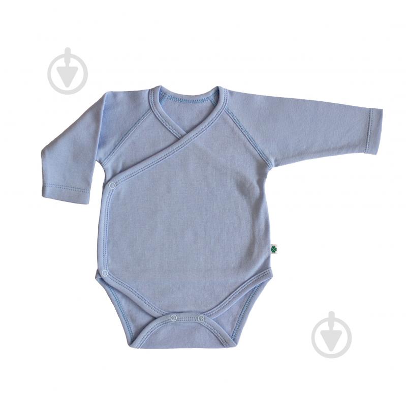 Боди детское для мальчика Lucky tots р.68 голубой 1609 - фото 1