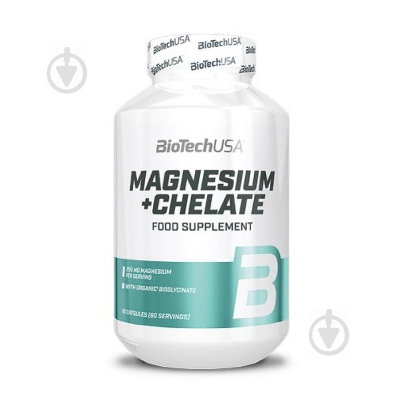 Витаминно-минеральный комплекс BioTechUSA Magnesium+Chelate 60 шт./уп. - фото 1