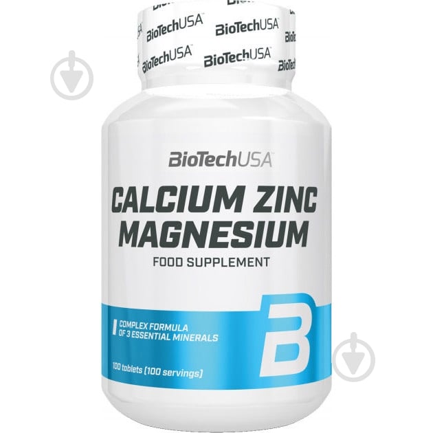 Витаминно-минеральный комплекс BioTechUSA Calcium Zinc Magnesium 100 шт./уп. - фото 1 Витаминно-минеральный комплекс BioTechUSA Calcium Zinc Magnesium 100 шт./уп. - фото 1