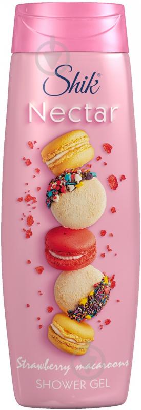 Гель для душа Shik Strawberry macaroons 400 мл - фото 1