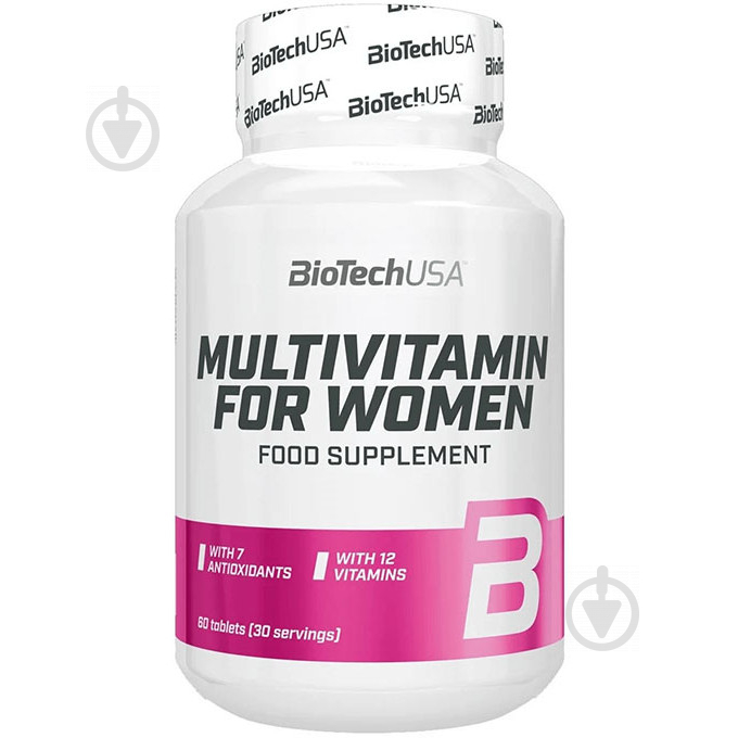 Вітамінно-мінеральний комплекс BioTechUSA Multivitamin for Women 60 шт./уп. - фото 1