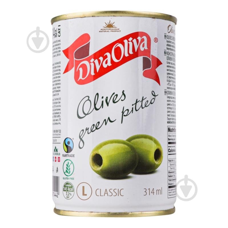 Оливки Diva Oliva 300 г без косточки L - фото 9