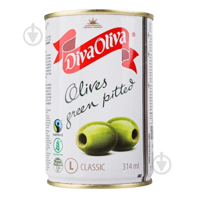 Оливки Diva Oliva 300 г без косточки L - фото 4