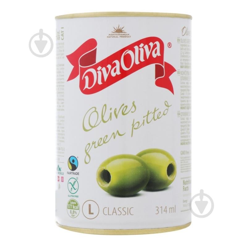 Оливки Diva Oliva 300 г без косточки L - фото 7