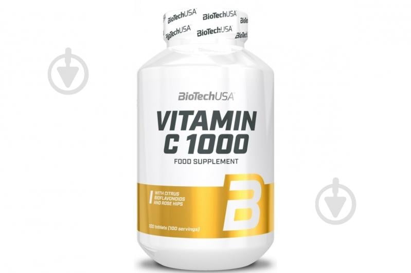 Витамины BioTech Vitamin C 1000 Bioflavonoids 100 шт./уп. - фото 1