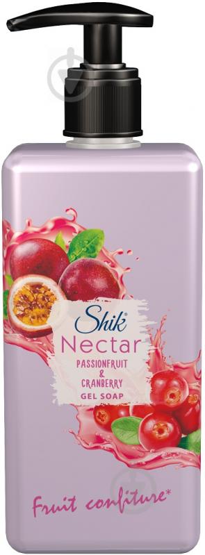 Мыло жидкое Shik Nectar Маракуйя и клюква 450 мл 450 г 1 шт./уп. - фото 1