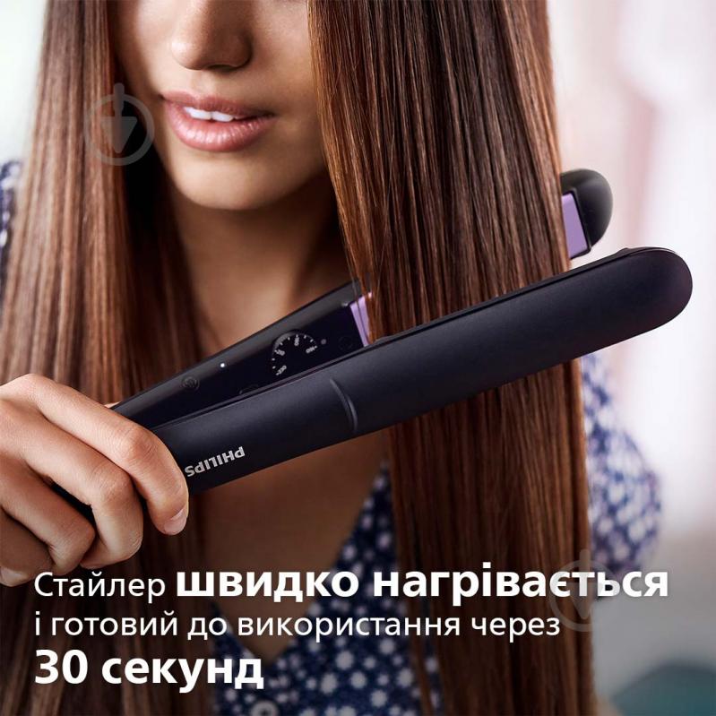 УЦЕНКА! Щипцы для волос Philips StraightCare Essential BHS377/00 (УЦ №131) - фото 10