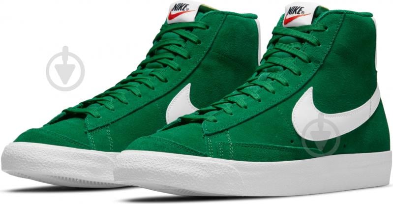 Кросівки чоловічі зимові Nike Blazer Mid '77 CI1172-301 р.42 зелені - фото 4