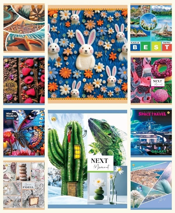 Тетрадь школьная HOLOGRAPHIK SILVER 36 лист. клетка - фото 1