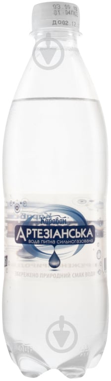 Вода Караван столовая газированная (4820000690683) артезианская 0,5 л - фото 1