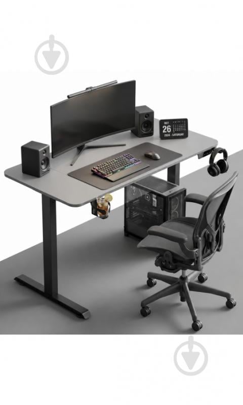 Стол игровой GT Racer TY-1451 Dark Gray - фото 5