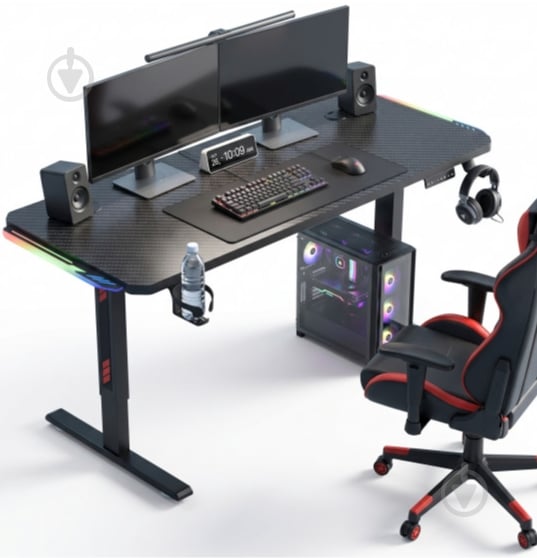 Стол игровой GT Racer TY-1456 Black - фото 1 Стол игровой GT Racer TY-1456 Black - фото 1