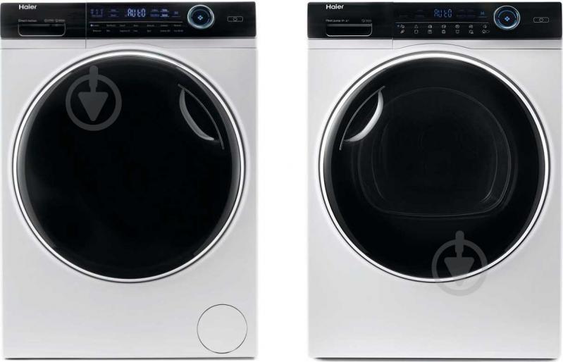 Стиральная машина Haier HW100-B14979-S + Сушильна машина Haier HD90-A2979-S - фото 1