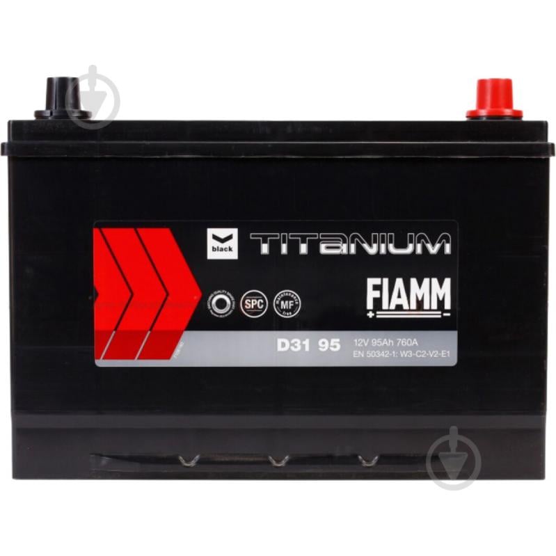 Акумулятор автомобільний Fiamm Titanium Black 95Ah 760A 12V 7905194 «+» праворуч (FIM 7905194) - фото 1