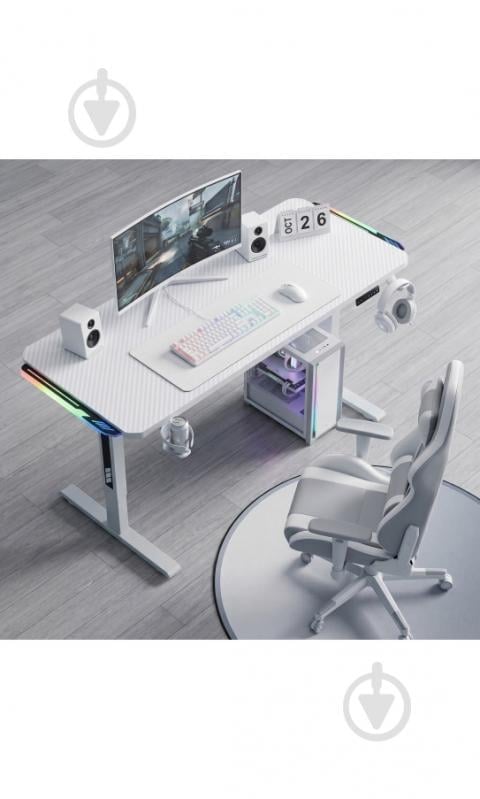 Стол игровой GT Racer TY-1456 White - фото 8 Стол игровой GT Racer TY-1456 White - фото 8