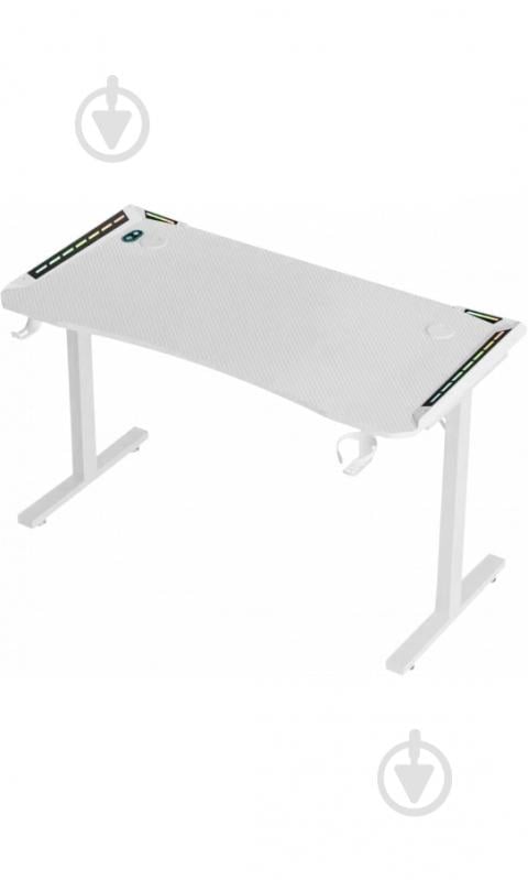 Стол игровой GT Racer T-1452 White - фото 2