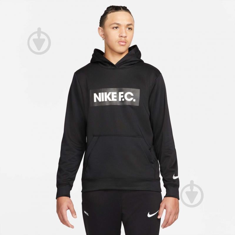 Худи Nike DF FC LIBERO HOODIE DC9075-010 р. 2XL черный - фото 1