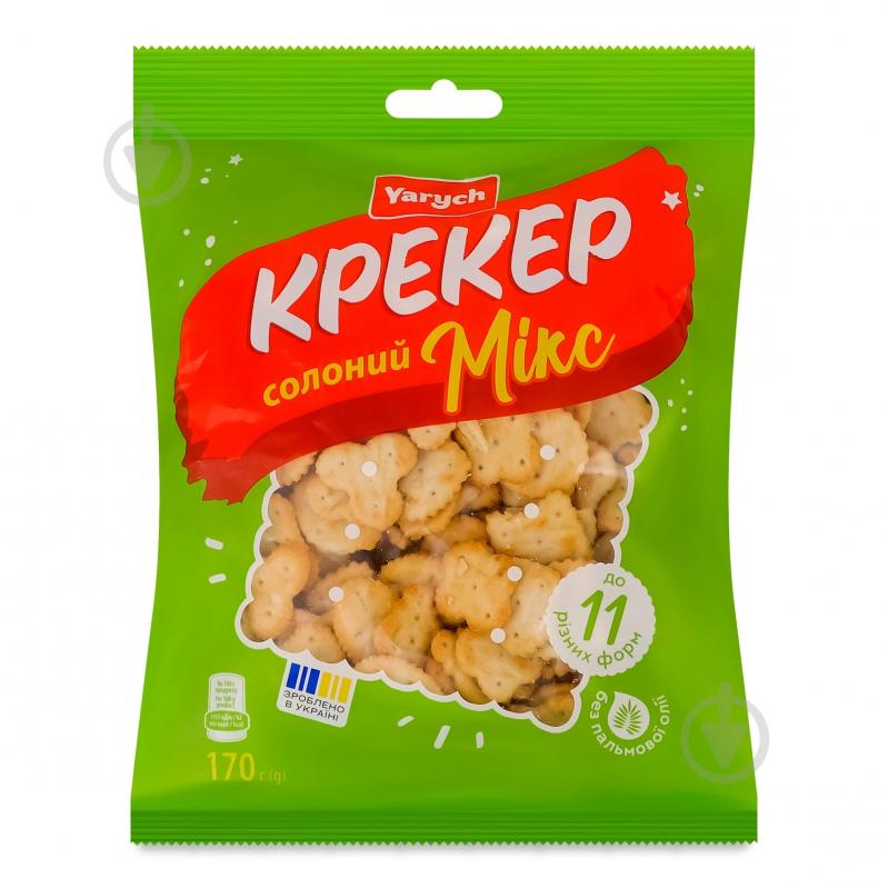 Крекер Yarych Солоний мікс 170 г - фото 1 Крекер Yarych Солоний мікс 170 г - фото 1