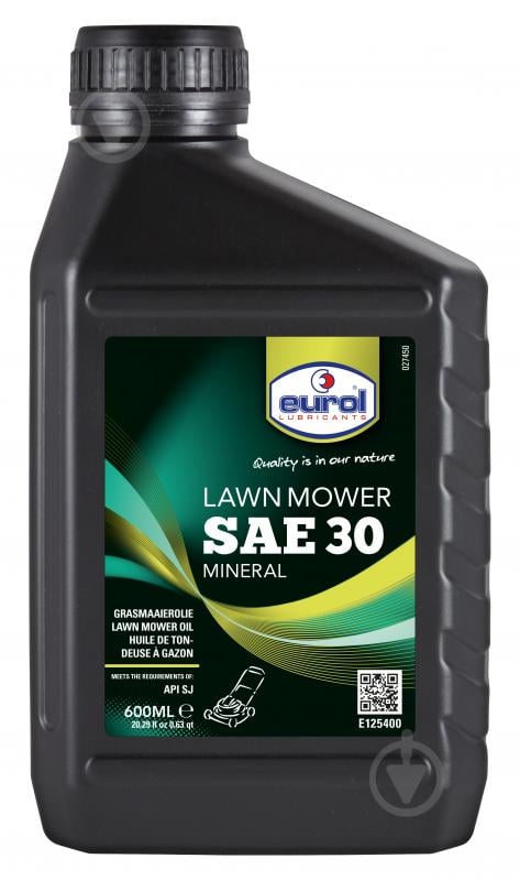 Масло для садовой техники Eurol Lawn Mower Oil SAE 30 0,6 л - фото 1