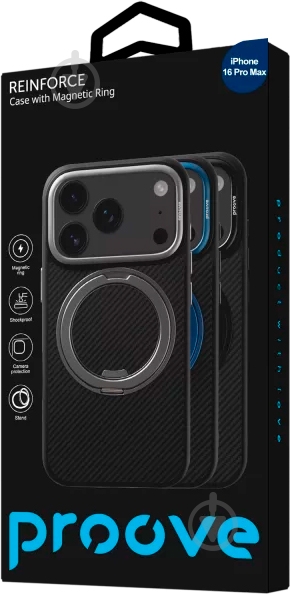Чехол Proove для Apple iPhone 16 Pro Max blue (PCREIP16PM12) - фото 4