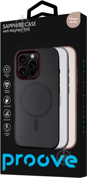Чехол Proove для Apple iPhone 16 Pro desert titanium (PCSAIP16P033) - фото 3