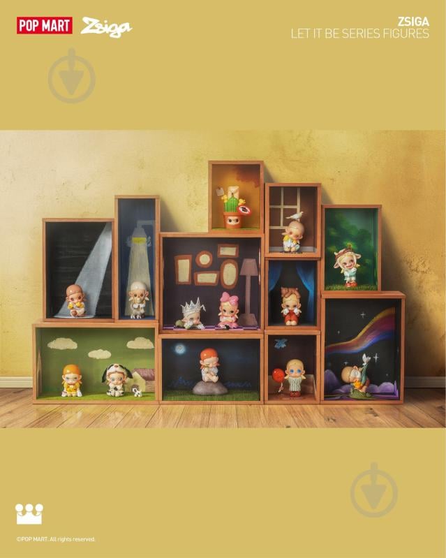 Ігрова фігурка-сюрприз POP MART Zsiga (серія Let It Be) ZLIB-01 - фото 2 Ігрова фігурка-сюрприз POP MART Zsiga (серія Let It Be) ZLIB-01 - фото 2