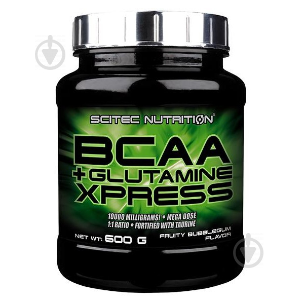 Аминокислоты Scitec Nutrition BCAA + Glutamine Xpress яблочный 600 г - фото 1