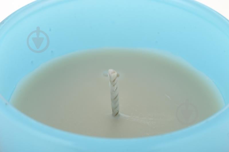 Свічка у склянці із передбаченням аромат лайт блу - фото 4