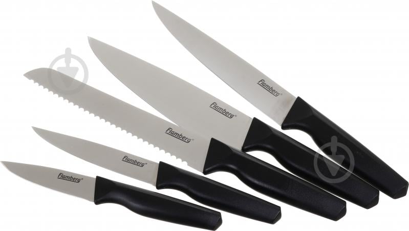 Набір ножів на підставці Simple 6 предметів Flamberg - фото 2