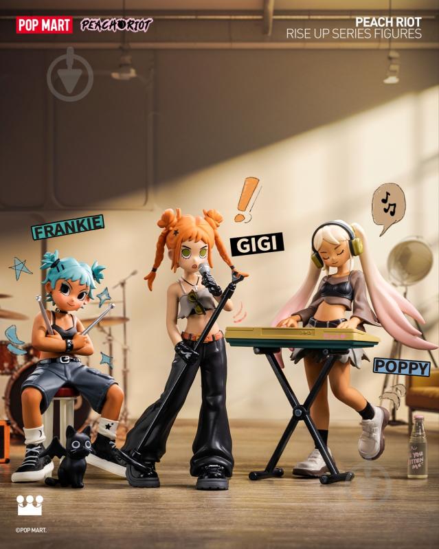 Ігрова фігурка-сюрприз POP MART Peach Riot (серія Rise Up) PRRU-01 - фото 8 Ігрова фігурка-сюрприз POP MART Peach Riot (серія Rise Up) PRRU-01 - фото 8