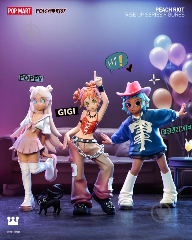 Ігрова фігурка-сюрприз POP MART Peach Riot (серія Rise Up) PRRU-01 - фото 3 Ігрова фігурка-сюрприз POP MART Peach Riot (серія Rise Up) PRRU-01 - фото 3