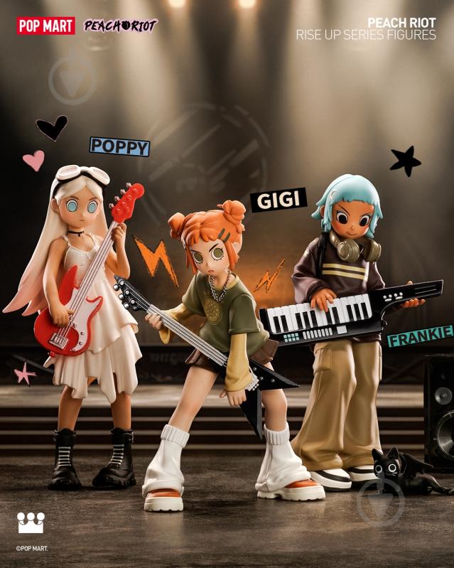 Ігрова фігурка-сюрприз POP MART Peach Riot (серія Rise Up) PRRU-01 - фото 2 Ігрова фігурка-сюрприз POP MART Peach Riot (серія Rise Up) PRRU-01 - фото 2