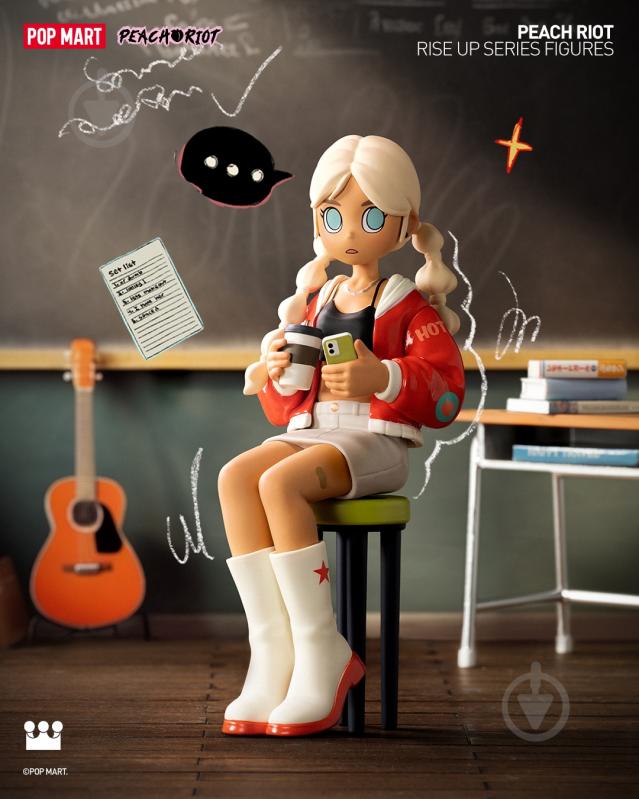 Ігрова фігурка-сюрприз POP MART Peach Riot (серія Rise Up) PRRU-01 - фото 5 Ігрова фігурка-сюрприз POP MART Peach Riot (серія Rise Up) PRRU-01 - фото 5