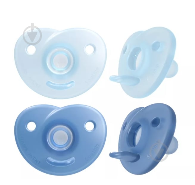 Набір пустушок Philips Avent Soothie 0-6 міс. 2 шт. SCF099/21 - фото 1