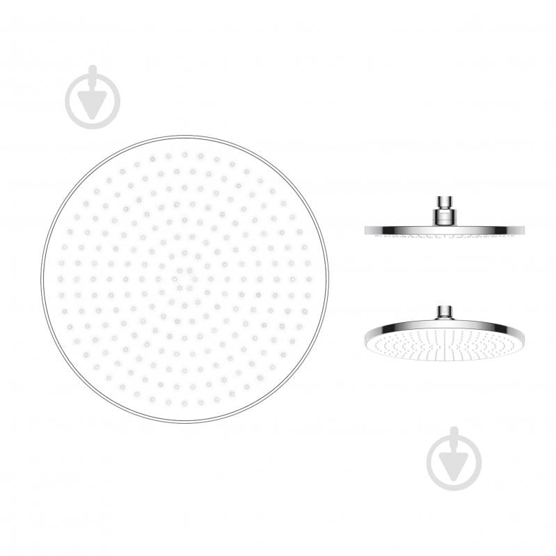 Верхній душ Imprese LSR-230BR d230 мм ABS хромована лицьова панель (f02600101AJ) - фото 1 Верхній душ Imprese LSR-230BR d230 мм ABS хромована лицьова панель (f02600101AJ) - фото 1