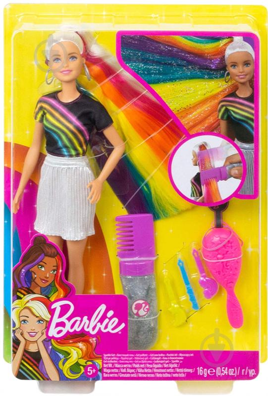 Кукла Barbie Радужная и блестящая FXN96 - фото 6