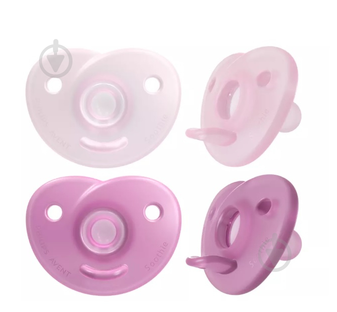 Набір пустушок Philips Avent Soothie 0-6 міс. 2 шт. SCF099/22 - фото 1