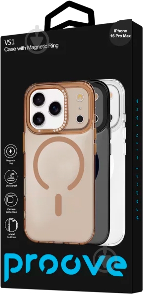 Чехол Proove для Apple iPhone 16 Pro Max black (PCVSIP16PM02) - фото 3