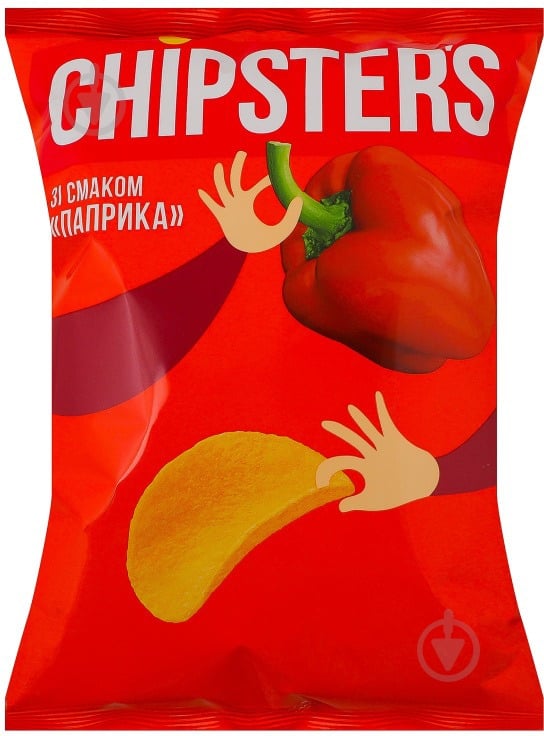 Чипсы CHIPSTER'S со вкусом "Паприка" - фото 1