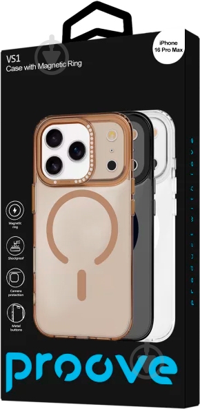 Чехол Proove для Apple iPhone 16 Pro Max white (PCVSIP16PM14) - фото 3 Чехол Proove для Apple iPhone 16 Pro Max white (PCVSIP16PM14) - фото 3