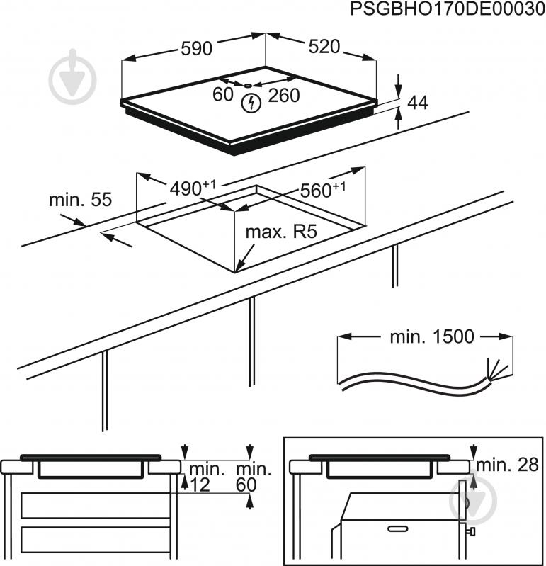 Варочная поверхность индукционная Electrolux IPES6451WF - фото 4