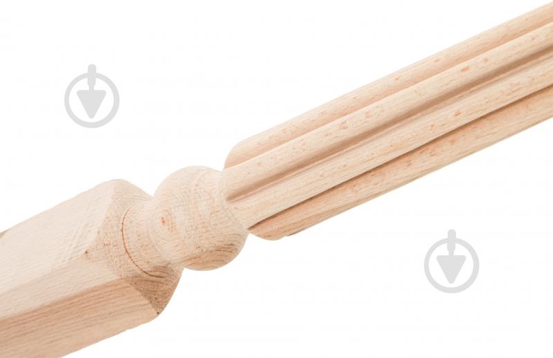 Балясина РОМАШКА буковая фрезерованная 48x48x900 мм сорт высший (Б-3) - фото 2